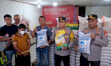 Polda-Riau-Tetapkan-Distributor-Pengoplos-9-Ton-Beras-Reject-Jadi-Tersangka