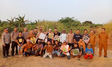 Semarak-HUT-RI-Ke-81,-Polsek-Buduran-Bersama-Pemdes-Sidokerto-Gelar-Lomba-Layang-Layang