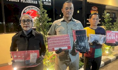 Polres-Tanjungperak-Bongkar-Tiga-Jaringan-Narkoba,-Empat-Tersangka-Pengedar-Diamankan