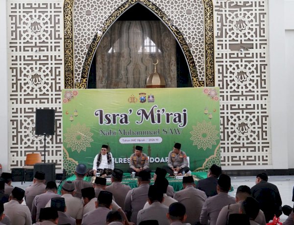 Polresta Sidoarjo Gelar Peringatan Isra Mi'raj
