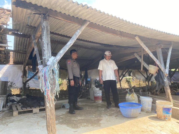 Polisi Pacu Potensi Kampung Bebek Desa Kebonsari, Guna Dukung Ketahanan Pangan Nasional