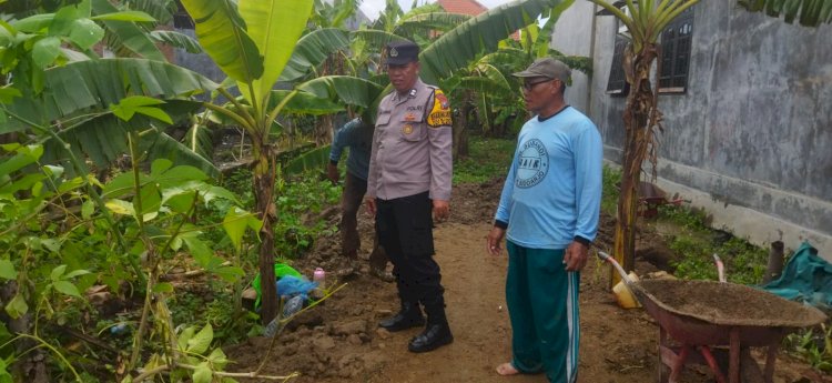 Polsek Sedati Genjot Program Ketahanan Pangan, Bhabinkamtibmas Aktif Dampingi Warga