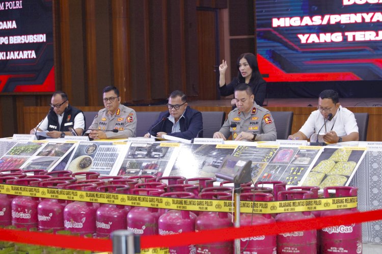 Bareskrim Polri Bongkar Sindikat Oplosan Gas Subsidi di Jakarta, Negara Rugi Rp16,8 Miliar