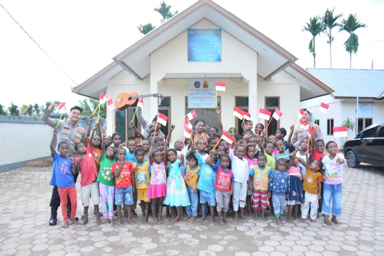 Operasi Damai Cartenz 2025 Bawa Keceriaan ke Panti Asuhan Santa Susana Timika