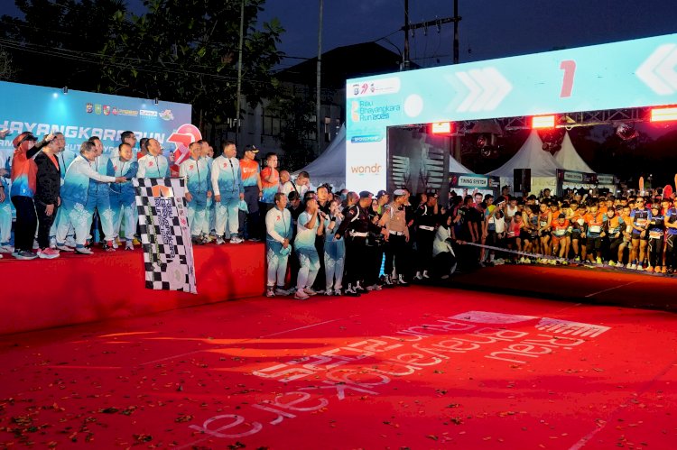 Kapolri Flag Off Riau Bhayangkara Run 2025