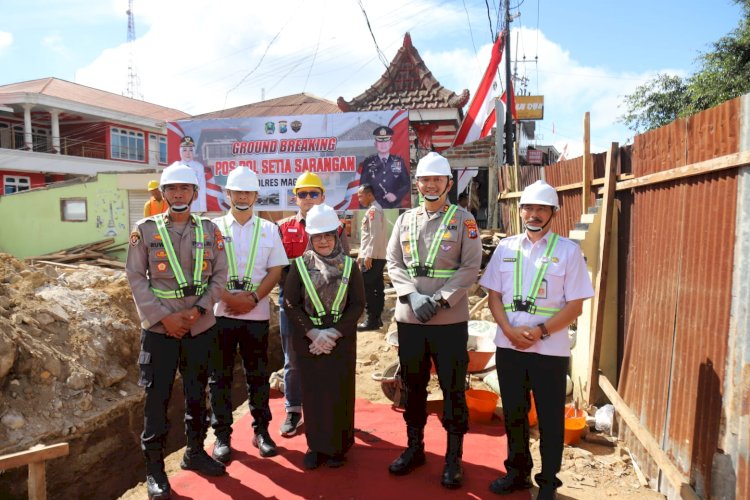 Polres Magetan Bangun Pos Polisi Setia Sarangan Tingkatkan Pelayanan Kepolisian di Kawasan Wisata