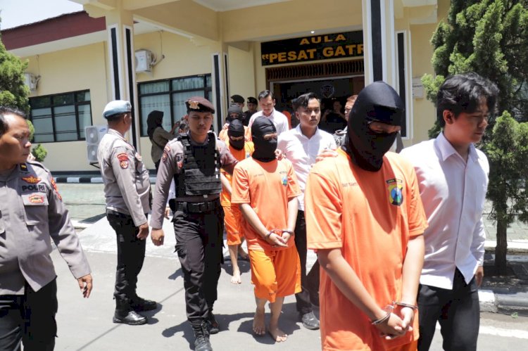 Polres Magetan Berhasil Amankan Komplotan Perampok Spesialis Minimarket